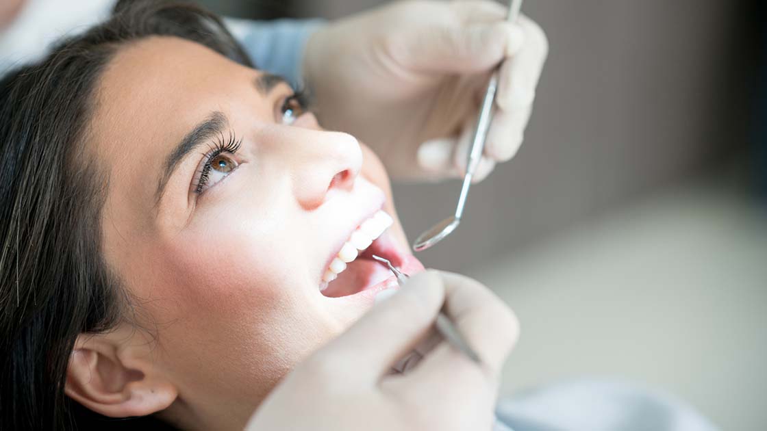 Young Woman Dental Exam